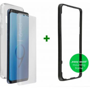 4smarts 360° Premium Protection Set Easy-Assist Samsung Galaxy S9+ Transparent