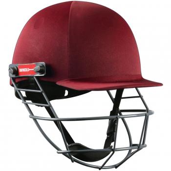 Grays Nicolls oficial Atomic Batsman cabeza protección cascos de seguridad de críquet, granate