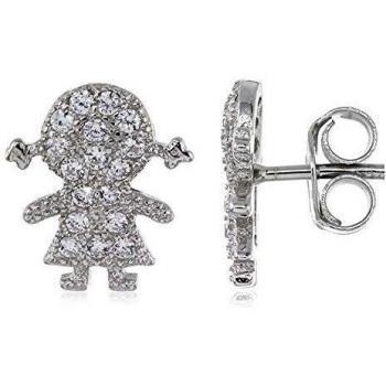 Córdoba Jewels | Pendientes en Plata de ley 925 diseño Niña Zirconium