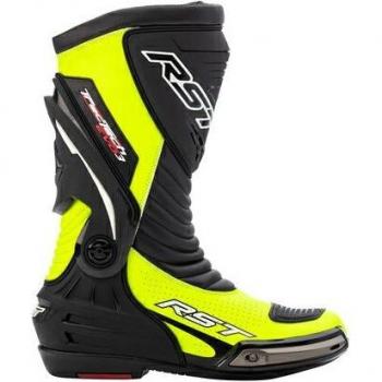 RST Tractech Evo III Sport Botas de Moto Deportivas - Negro Amarillo, Talla 43