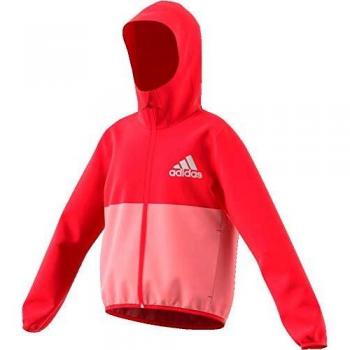 adidas Jg Mh Wind Jkt Chaqueta, Niñas, rosbas/Rosglo/Blanco, 152