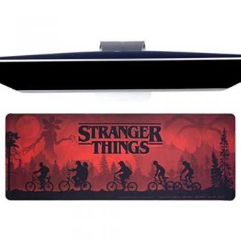 Alfombrilla de Ratón XL con Logotipo Clásico de Stranger Things - Esterilla de Escritorio Oficial Merchandise Netflix Serie Original
