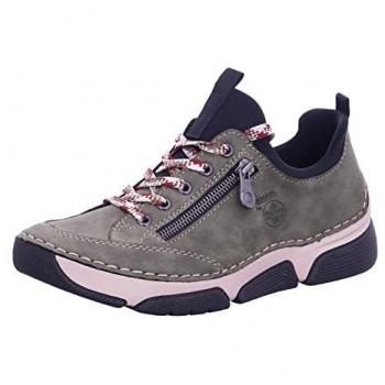 Zapatillas Rieker Slip-On para Dama, Color Verde, Talla 40, con Suela Antideslizante y Plantilla Acolchada