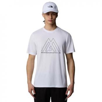 Camiseta de montaña para hombre The North Face 24/7 manga corta color blanco tamaño S
