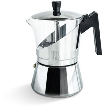 Cafetera Iris 'Delicia' Acero Inox y Vidrio Borosilicato