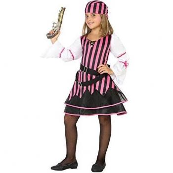 Disfraz de Pirata Rosa para Niña - 7 a 9 Años