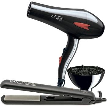 Set Profesional de Secador GTI 2600 y Plancha Iria