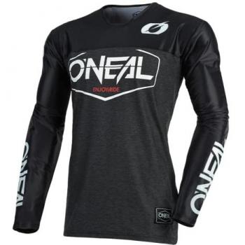 Camiseta de Cross O'Neal Mayhem Negro, diseño moderno, material ligero y transpirable, ajuste cómodo, gráficos llamativos, ideal para motocross