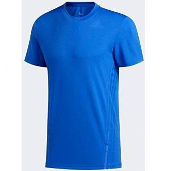 adidas Aero 3S tee Camiseta, Hombre, azuglo, XS