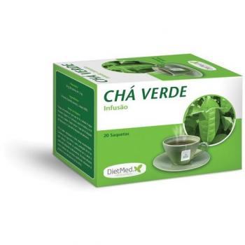 Té Verde 20 unidades Dietmed - Infusión de té verde en bolsitas, 20 unidades por paquete, ideal para una dieta saludable y rica en antioxidantes