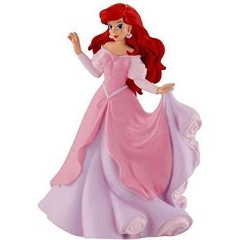 Bullyland 12312 - Figura de Juego, Walt Disney Arielle con Vestido Rosa, Aprox. 10 cm de Altura, Figura Pintada a Mano, sin PVC, para Que los niños jueguen con la fantasía