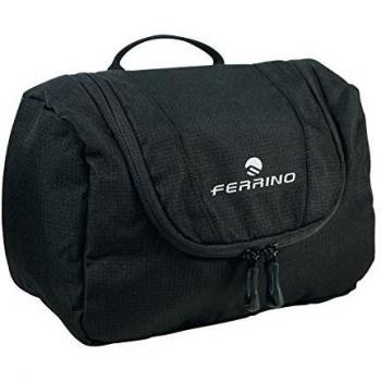 Ferrino Cosmetic Necessaire, Bolsa de Viaje Unisex, Negro, 23 x 12 x 15 cm