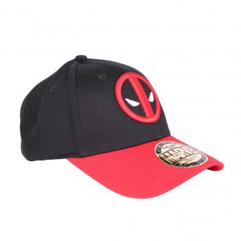 Deadpool Logo Gorra de beisbol negro/rojo