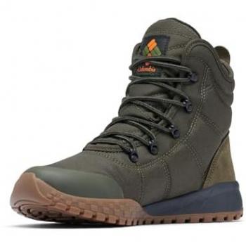 Botas Columbia Fairbanks Omni-Heat para hombre, color verde oliva, tamaño 47, diseñadas para trekking y actividades al aire libre