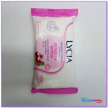Toallitas Íntimas Lycia Protección Calmante pH 3.5 - 12 Unidades