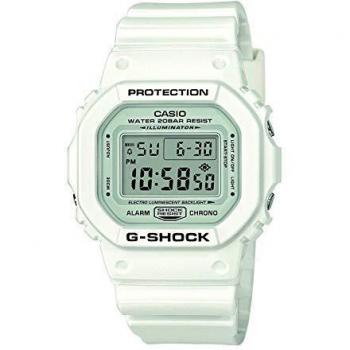 Casio G-SHOCK Reloj Digital, 20 BAR, Blanco, para Hombre, DW-5600MW-7ER