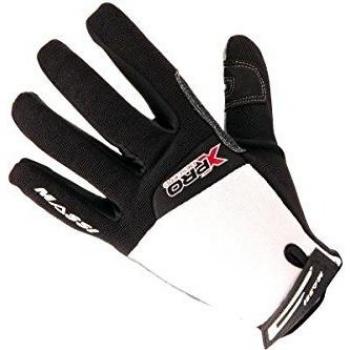 Massi X-Pro Descend - Guantes de Ciclismo Unisex, Color Blanco/Negro, Talla L