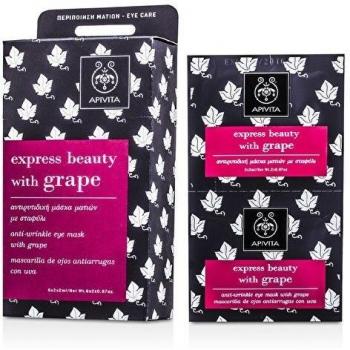 Apivita Express Beauty Mascarilla Ojos Antiarrugas Con Uva, 6x2x2ml