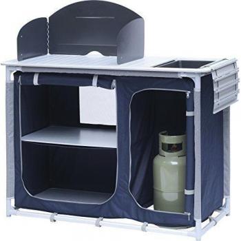CAMPART Travel KI-0753 - Cocina de camping, color azul