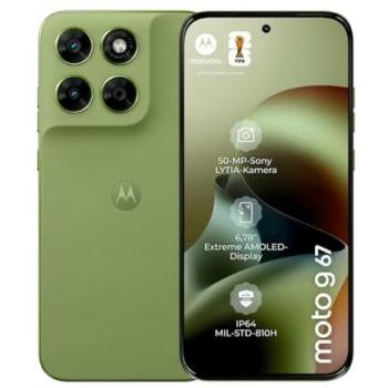 Smartphone Motorola Moto G67 5G Dual-SIM 256 GB Pantalla AMOLED de 6.78 4 GB RAM Verde