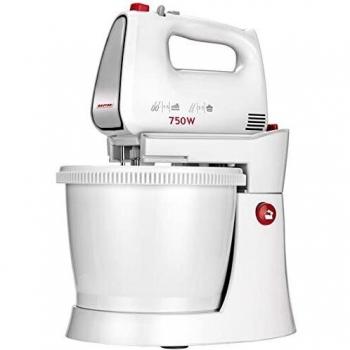 MPM MMR-20Z Batidora Amasadora Repostería con Bol Giratorio 3 Litros, Sin BPA, 5 Velocidades + Turbo