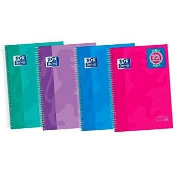 Block Oxford School Eu.book 5 Micro.tapa Extra A4+ 120H Cuadric.5X5 90