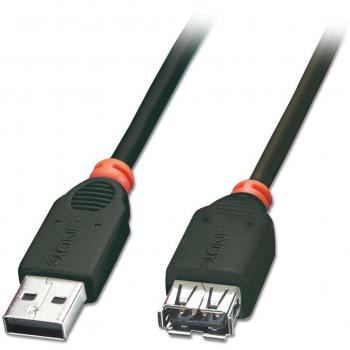 Cable USB 2.0 A a A de 3 m Negro Lindy 41774