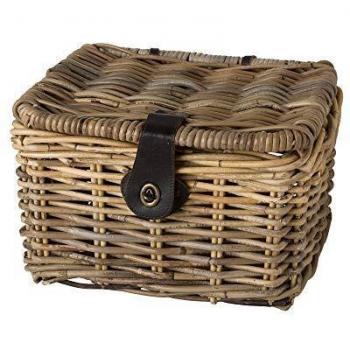Cesta de Rattan Fastrider Junior con Tapa 8L para Bicicleta