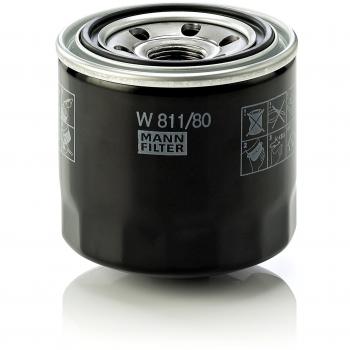 Original MANN-FILTER Filtro de aceite W 811/80 – Para automóviles y vehículos de utilidad