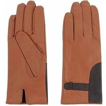 Guantes piel con adorno
