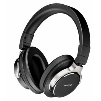 Auriculares Bluetooth Estéreo Swissten Jumbo Negros con 16h de Batería y Confort IPX3