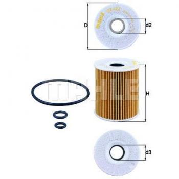 Mahle Filter OX422D Filtro De Aceite
