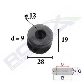Pinza para tapicería ROMIX C70387 - Herramienta de sujeción, fabricada en acero resistente, mango ergonómico, diseño antideslizante, ideal para trabajos de tapicería y manualidades