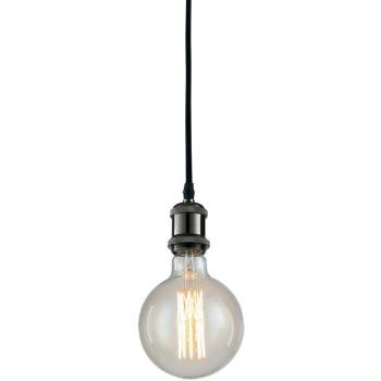 Colgante Vintage Negro 120 cm E27