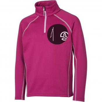 Chaqueta Forro Polar Ternua Zatle 1/2 Zip Fucsia Infantil