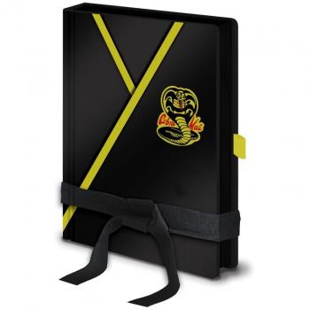 Cobra Kai - Cuaderno de piel sintética A5 con diseño Gi