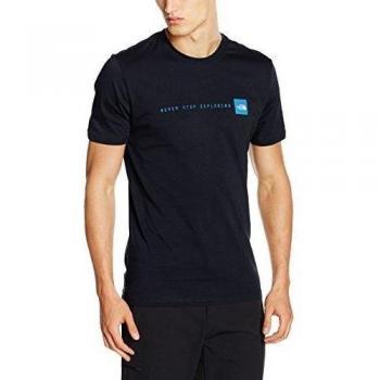 North Face M S/S Nse Tee - Camiseta de manga corta para hombre, color azul, talla M