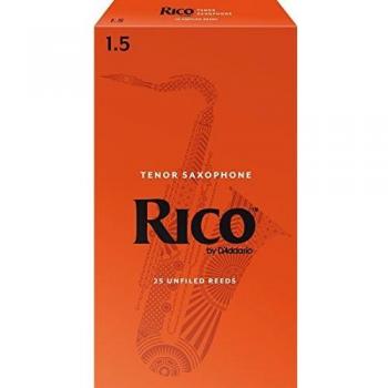 Rico D'Addario RKA25 Rico Unfiled Tenor Saxophone Reed 25-Pack