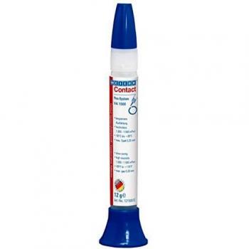 Adhesivo Cianoacrilato Contact VA 1500 12 g - Incoloro, Sistema de Aplicación en Pen, Ideal para Madera, Corcho, Cuero y Cerámica