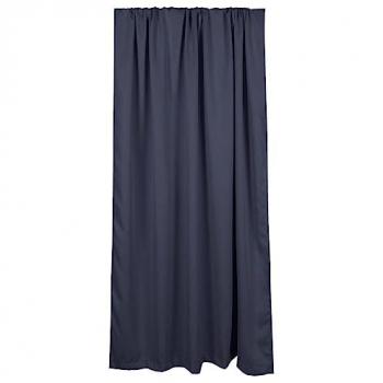 Cortina Opaca Lavable Wellhome 140x250cm Antracita (2 Piezas)