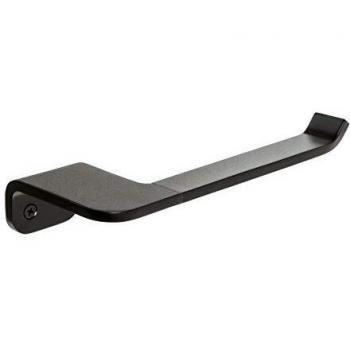 Tatay Portarrollos sin Tapa de la Colección Onyx, en Aluminio anodizado Negro Mate. Doble Sistema de fijación, Tornillos y Sistema Glue & Fix, sin taladrar.