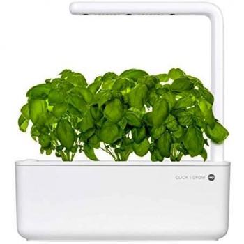 Emsa Click & Grow Smart Garden 3 unidades M52617, Semillas Smart Garden, huerto urbano, tierra inteligente, jardín hidropónico, resultados 40 días, Sistema automático iluminación LED, bajo consumo