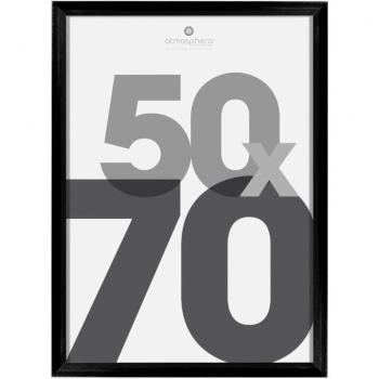Marco de fotos Lise - vidrio y madera - 50 x 70 cm - negro