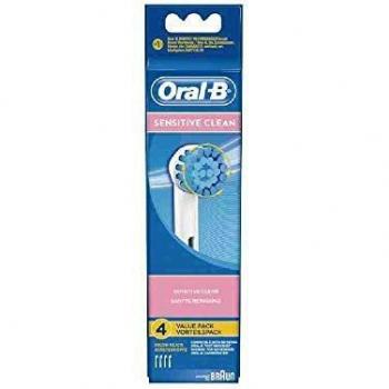 4 x Recambios Original Braun OralB Sensitive Clean