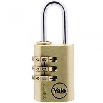 Yale Y150/22/120/1 Candado de Seguridad de Combinación, 22 mm