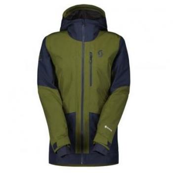 Chaqueta de esquí para hombre Scott SCO Jacket Vertic GORETEX 2L (azul oscuro/verde abeto)