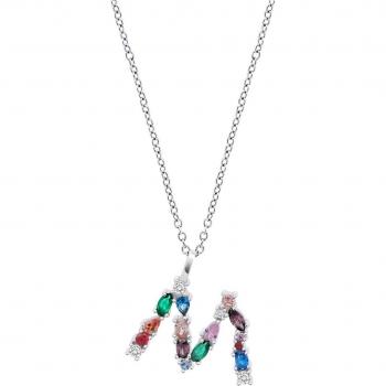 Collar Lotus Silver Rainbow LP3635-1/M Plata, Mujer