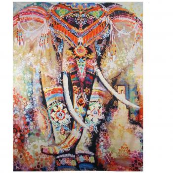 59x71 pulgadas Psicodélico Elefante Tapicería Floral Tapiz Hippie Mandala Tapices Gitano Bohemio Tradicional Colgante Decoración de Pared Mesa Cortina Picnic Blanket Beach Throw