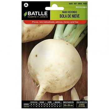 Semillas Hortícolas - Nabo redondo bola de nieve - Batlle