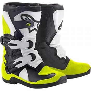 Alpinestars Tech 3S Kids Motocross Boots - Black White Yellow